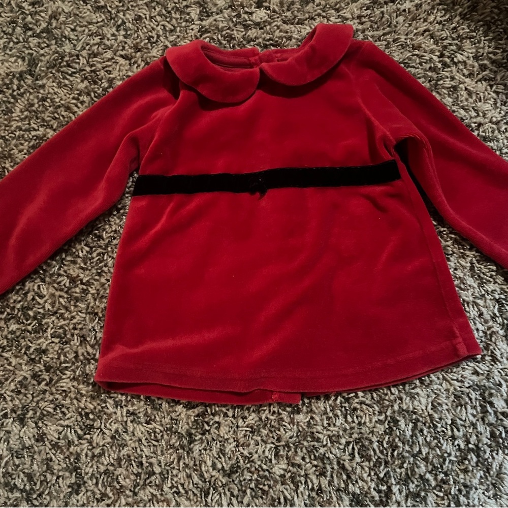 Vintage Osh Kosh Crushed Velvet Kids Top